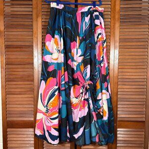 Truly 4 You Woman Floral Maxi Skirt Sz 3x